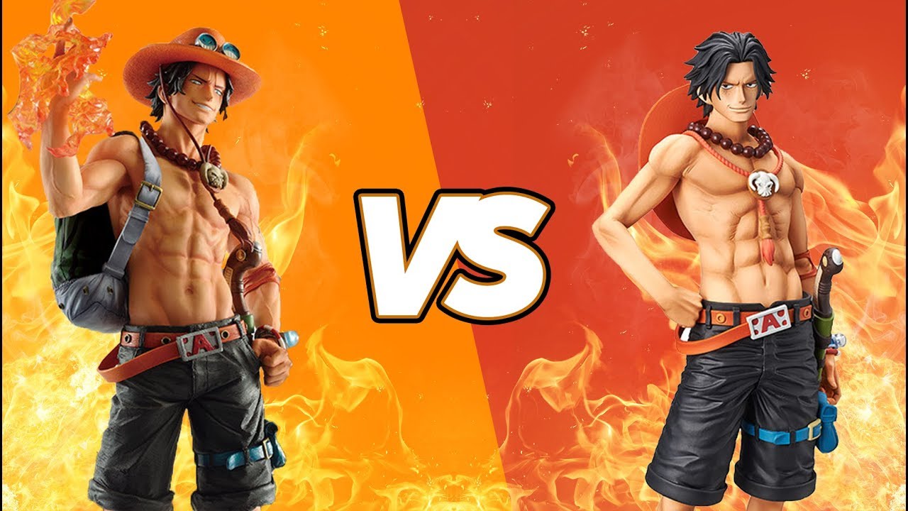 COMPARATIVO PORTGAS D. ACE ICHIBAN KUJI VS GRANDISTA