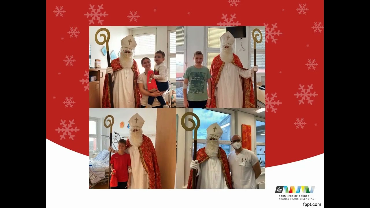 Nikolaus 2022 im Krankenhaus Barmherzige Br&uuml;der Eisenstadt