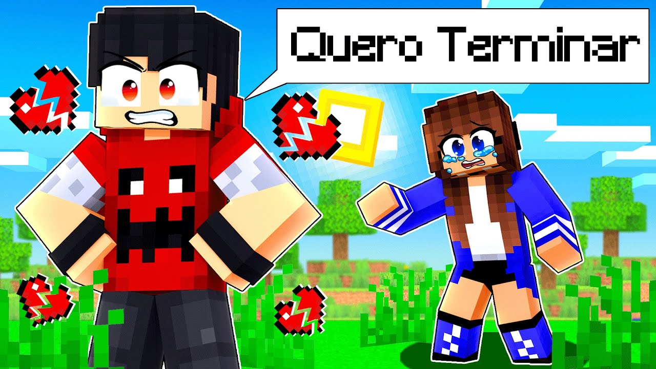 MIIKA E P3DRU TERMINARAM O NAMORO no Minecraft ◂Miika▸