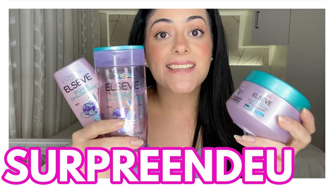 Testei o lançamento Elseve Pure Hialurônico de L´oréal | Baratinho de Farmácia