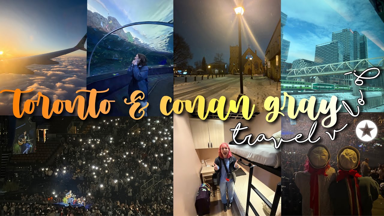 conan gray in toronto 🌟 travel vlog ✈️