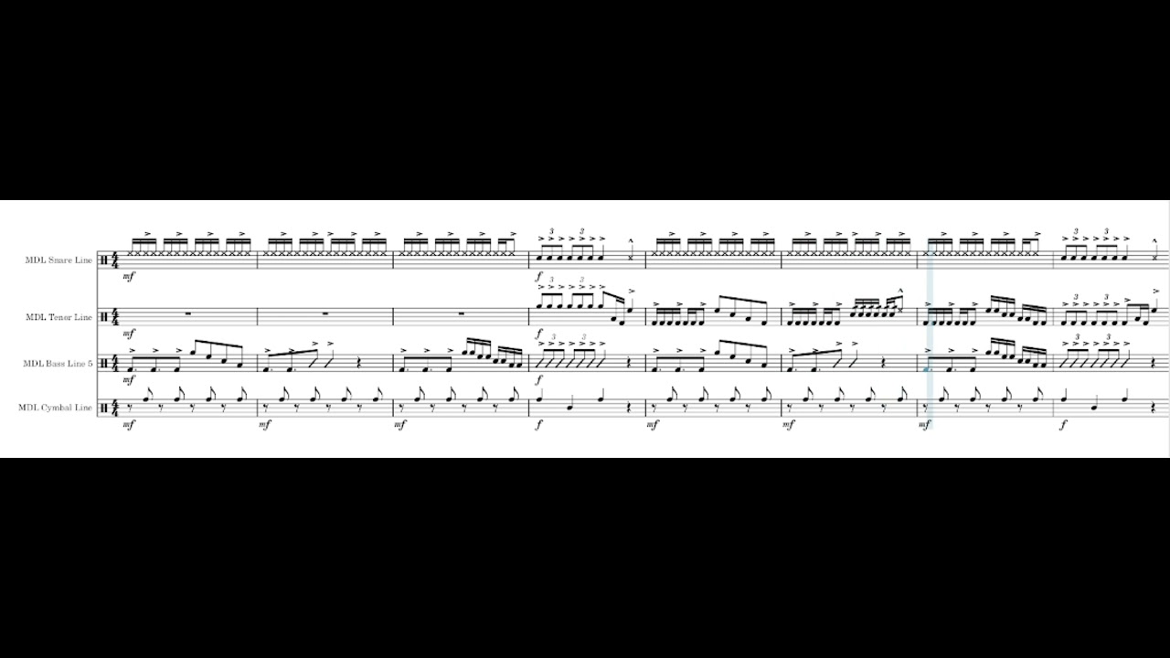 Basses Away High School Cadence