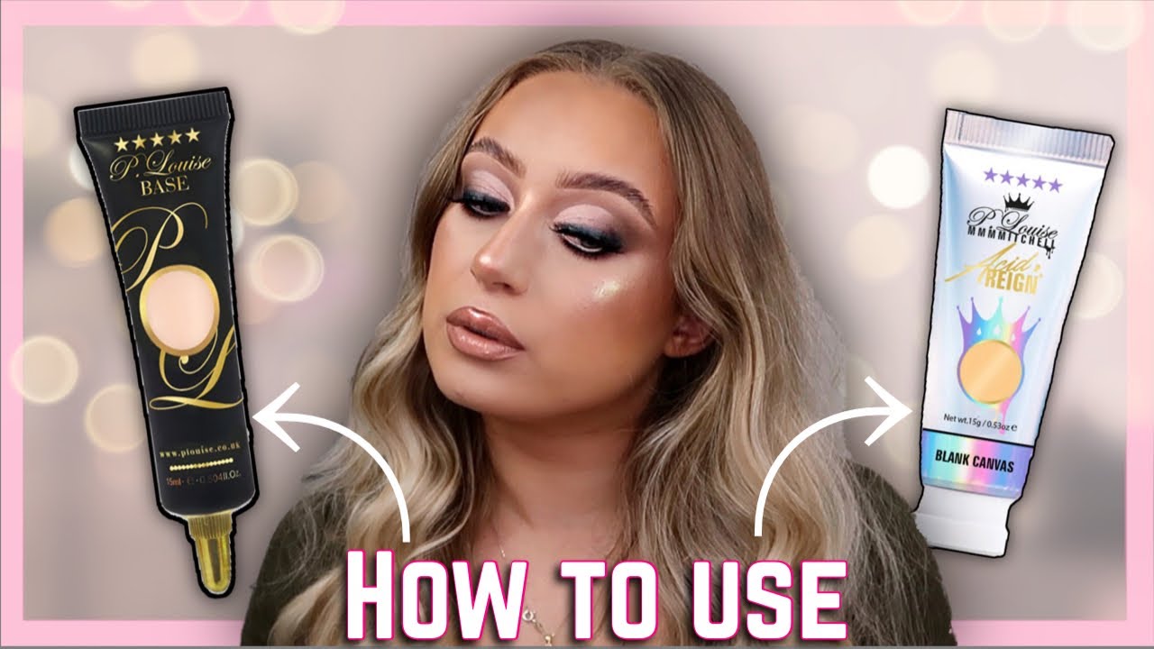 PLouise Base & Blank Canvas Tutorial | How to use P Louise Products | InstaGlam Makeup Look