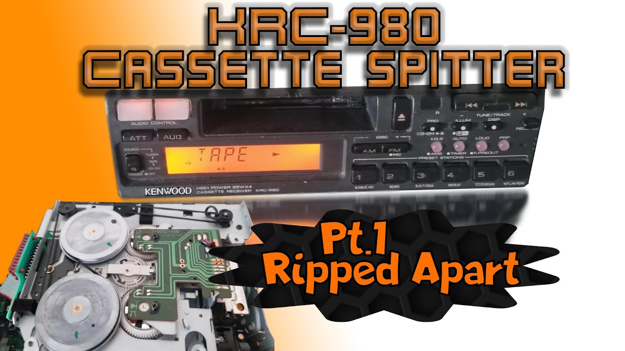 Kenwood KRC-980 Repair Part 1 - Disassembly/Inspection