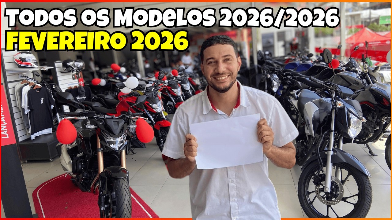 TABELA DE PREÇOS HONDA de 2026 FEVEREIRO: Preços Reais de Todas as Motos Honda 26/26!