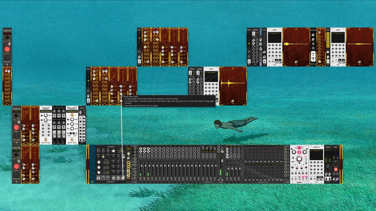 if you look you will find her ⸸ ambient generative VCV rack ⸸ No AI