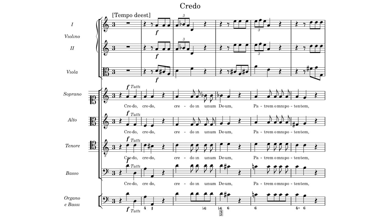 Zelenka - Credo, ZWV 31