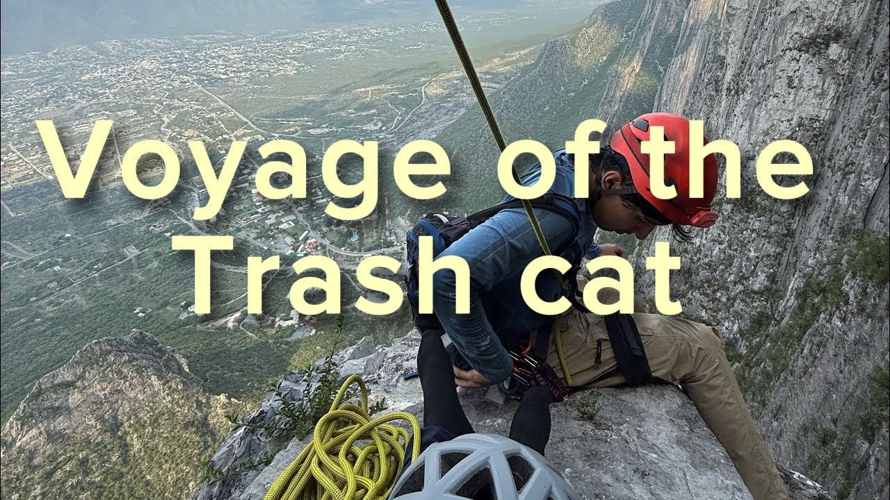 Escalando “voyage of the trash cat” | Potrero Chico climbing [jul 2025]