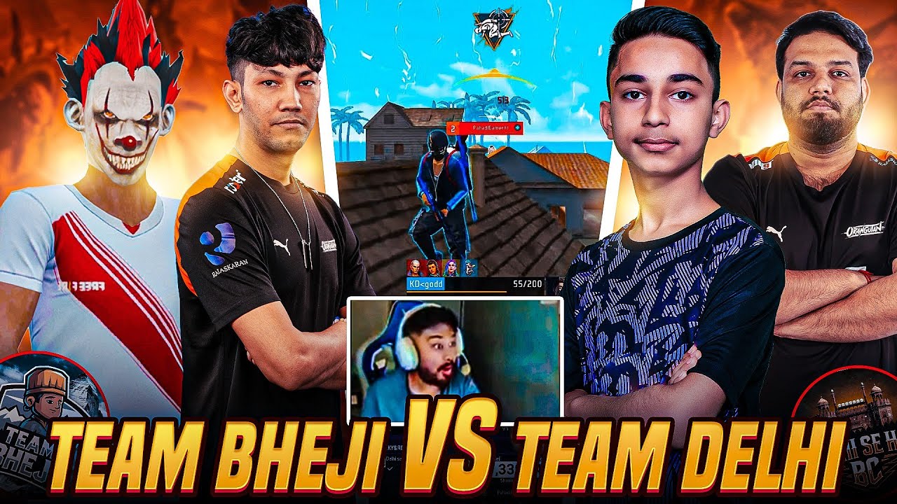 Team Bheji Vs Team Delhi ❤️🤯- Most Awaited Match 🥵|| Rnx State Wars | Free Fire Max