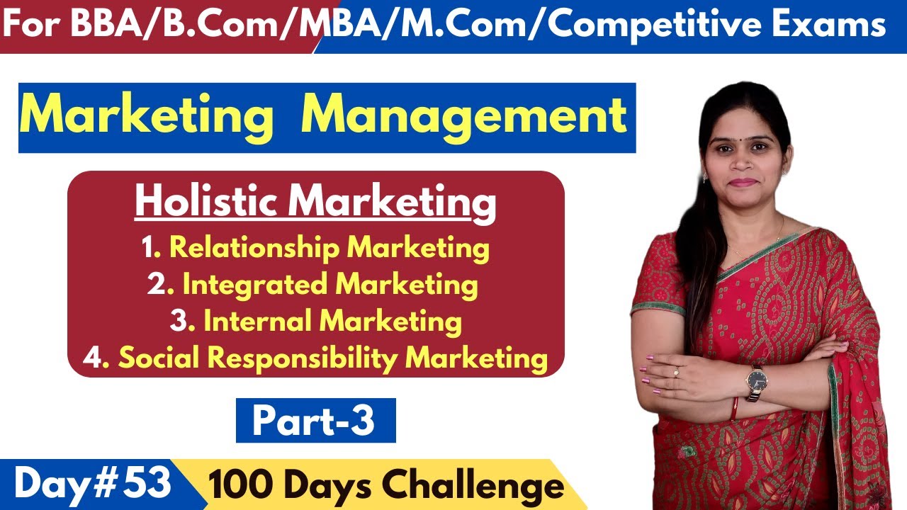 Holistic Marketing | Relationship Marketing | Integrated Marketing | Internal Marketing | BBA MBA