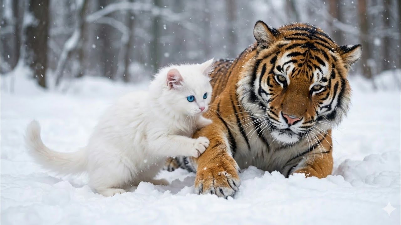 Kitten Helps's Tiger  | Emotional Story