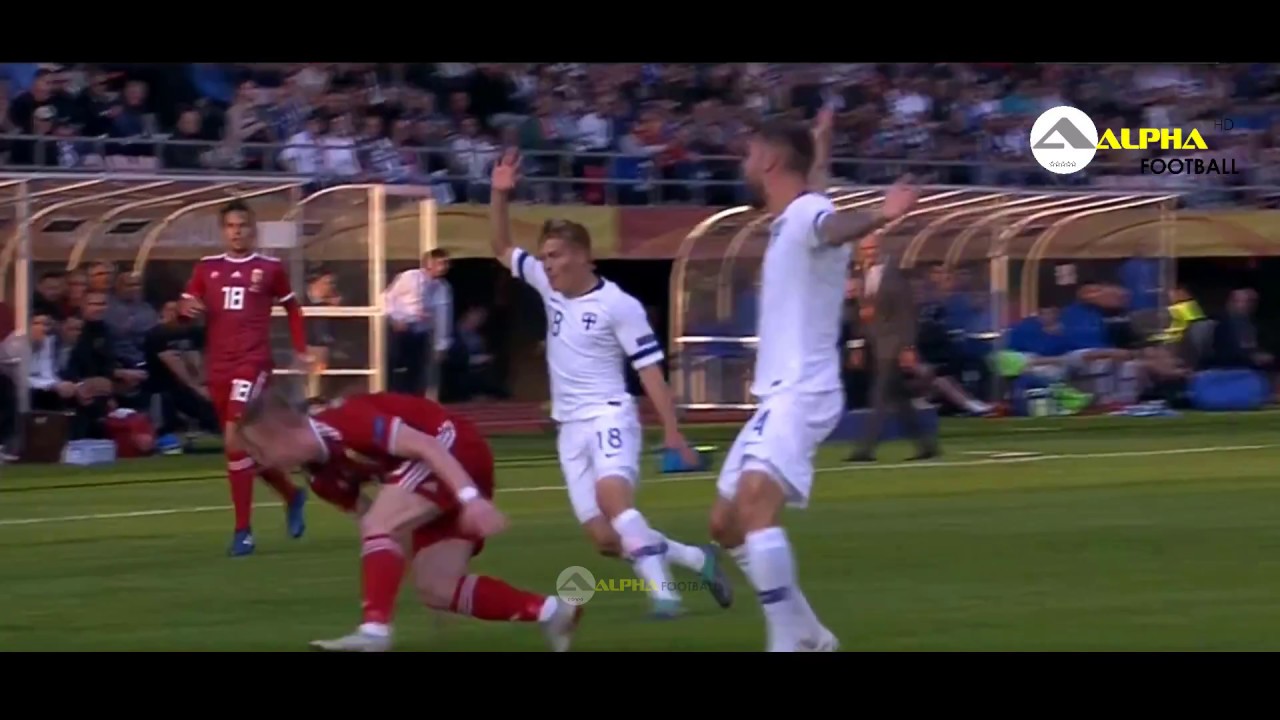 Finland vs Hungary 1-0 Goals Teemu Pukki Full HD 1080i 8/9/2018