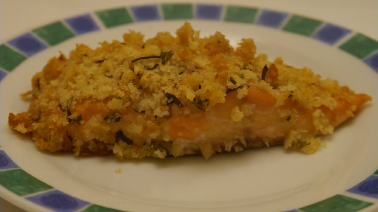 ricetta dietetica: salmone gratinato