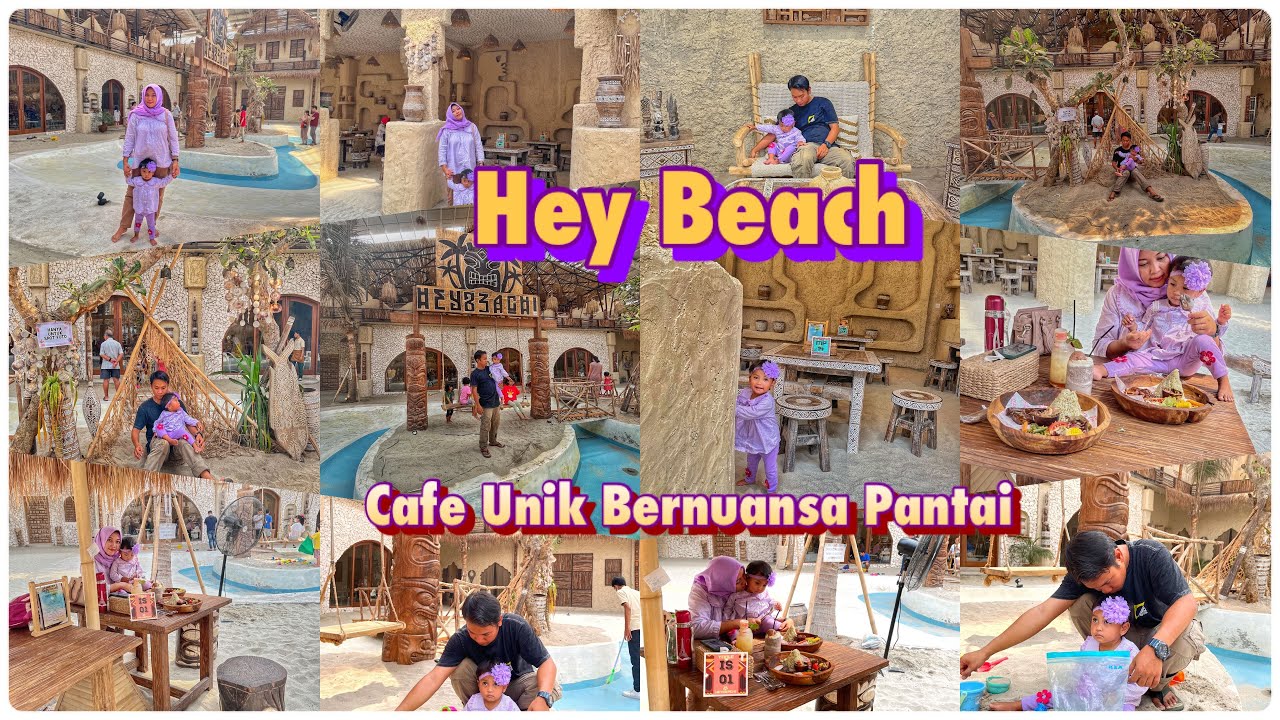 Hey beach Serpong Cafe Unik Nuansa Pantai #heybeach #serpong #alamsutera #tangerang