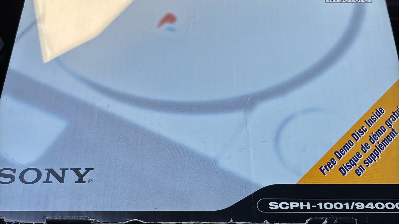 Unboxing Sony PlayStation scph-1001