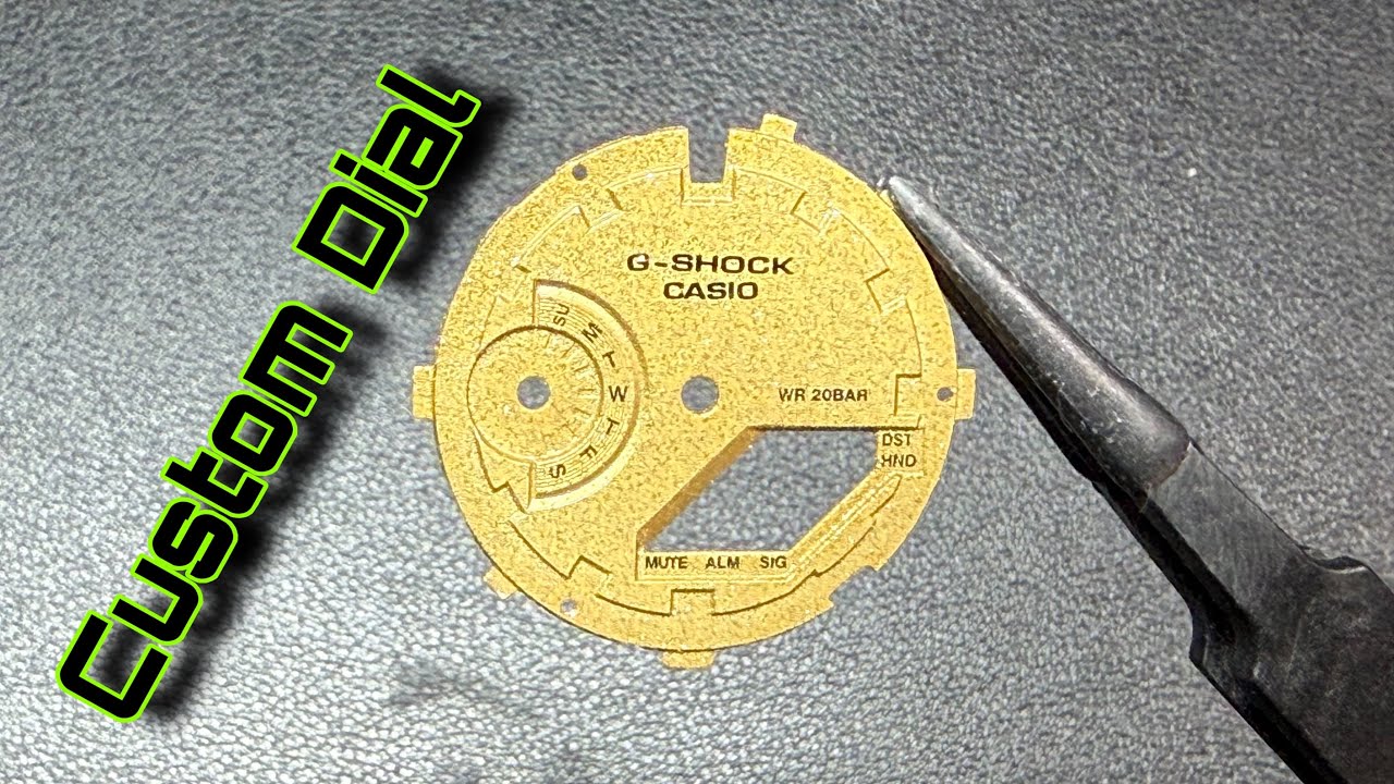 CUSTOM DIAL ON GA-2100 G-Shock