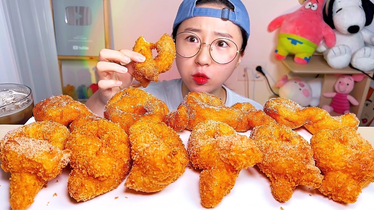 바삭바삭 크리스피 꽈배기🥐 찹쌀 꽈배기 디저트 먹방 Dessert Mukbang