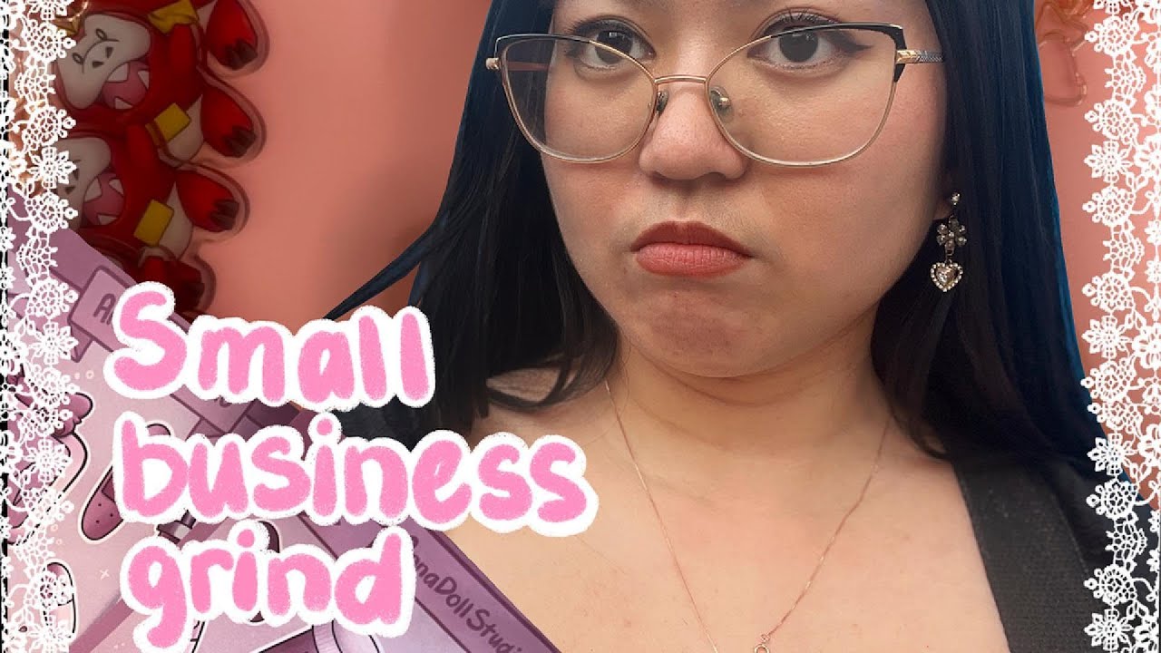small business shenanigans and pop-up event 🌸 [Studio Vlog 1]