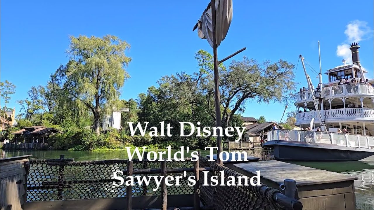 Disney World Tom Sawyer's Island Ride Through #disneyworld #disneyhistory #disneyattractions #disney