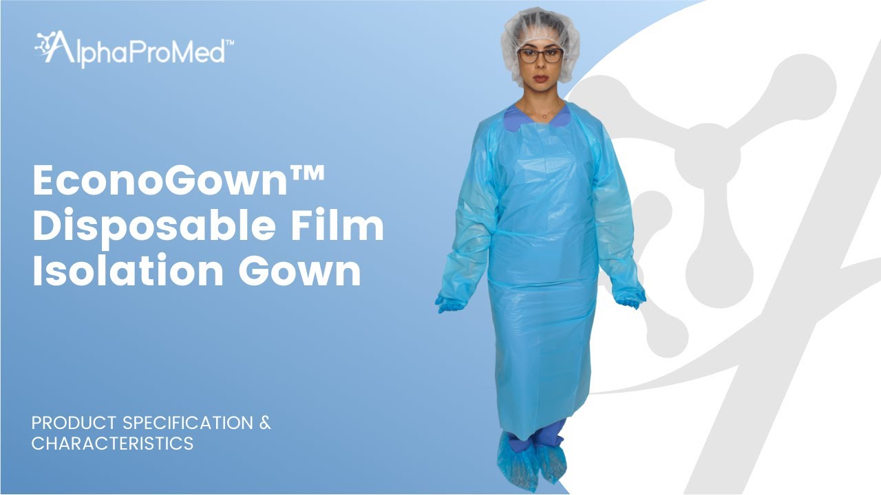 EconoGown Disposable Film Isolation Gown