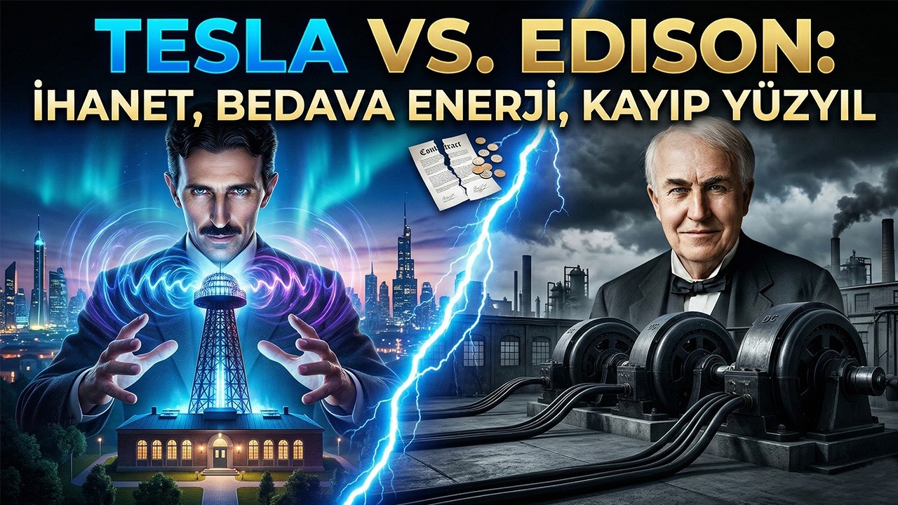 TESLA vs EDISON: İhanet, Bedava Enerji ve İnsanlığın Kayıp Yüzyılı