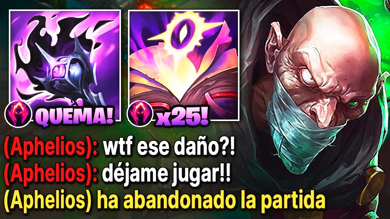 Singed pero full ap y el veneno derrite al rival