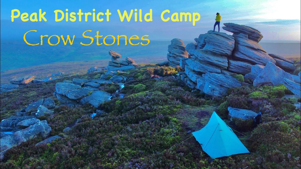 Peak District wild camping at Crow Stones plus Ethel bagging at Margery Hill & High Stones ❤️
