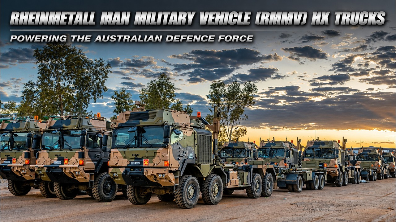EPISODE 21 : The Australian Defence Force Rheinmetall MAN Military Vehicle (RMMV) HX Trucks Powering