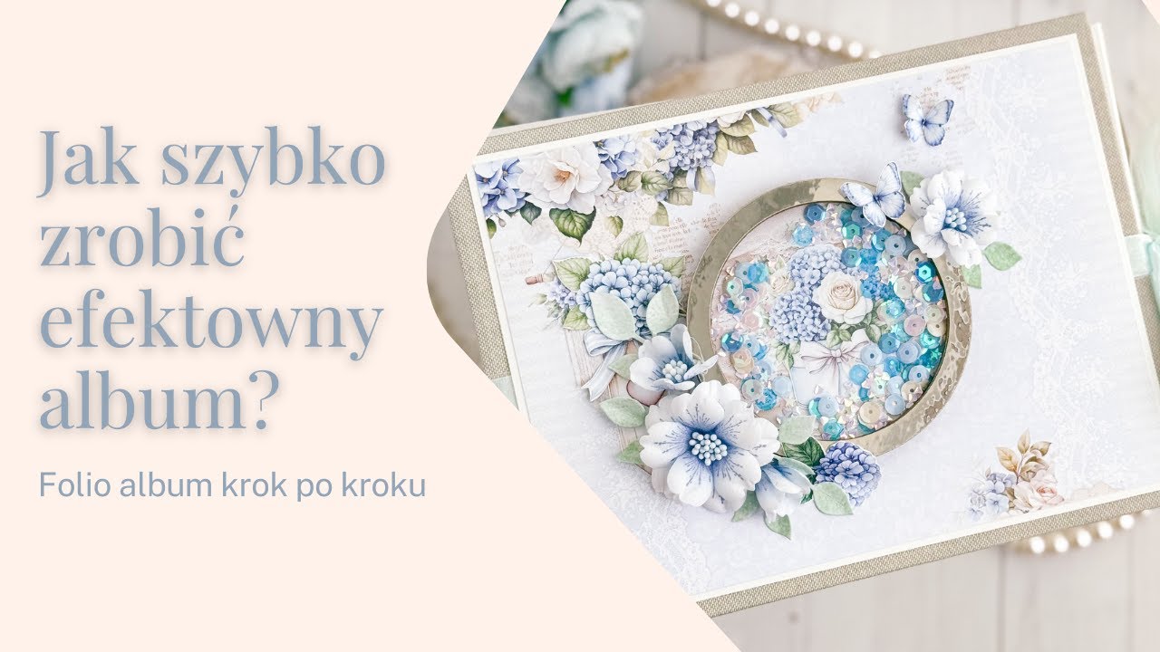 Folio album na urodziny, imieniny czy tak po prostu, z serca. Album ręcznie robiony.