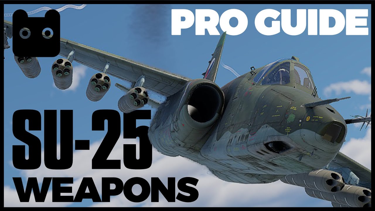 HOW TO USE THE SU-25 WEAPONS - WAR THUNDER