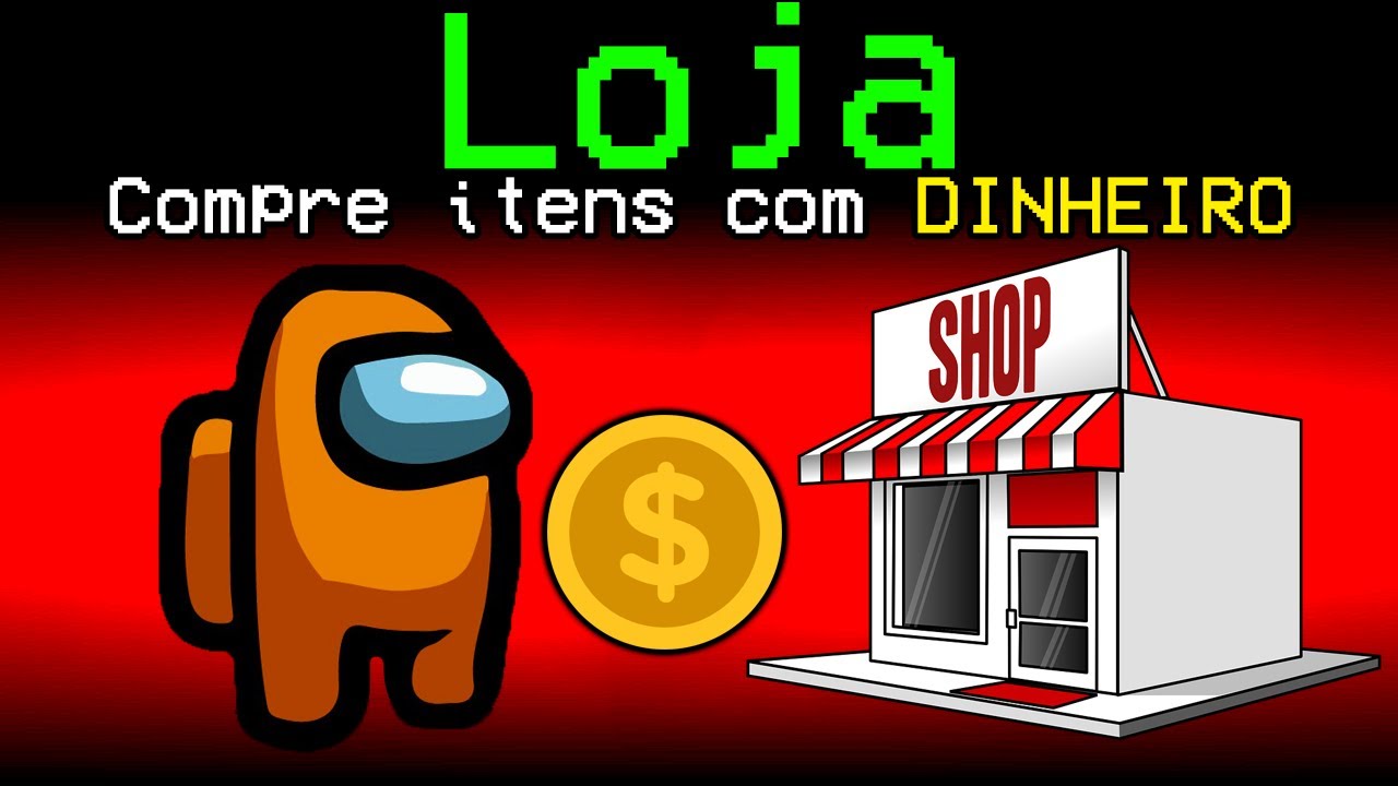 Among Us COMPRE ITENS NA LOJA! (pague para ganhar)