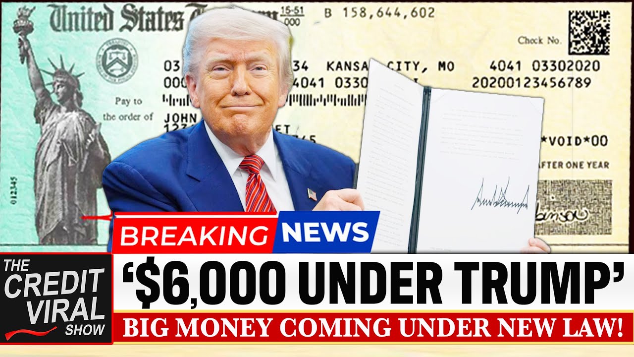 Получите прямо сейчас! 6000 долларов по новому закону президента Трампа | Хорошие новости для мил...