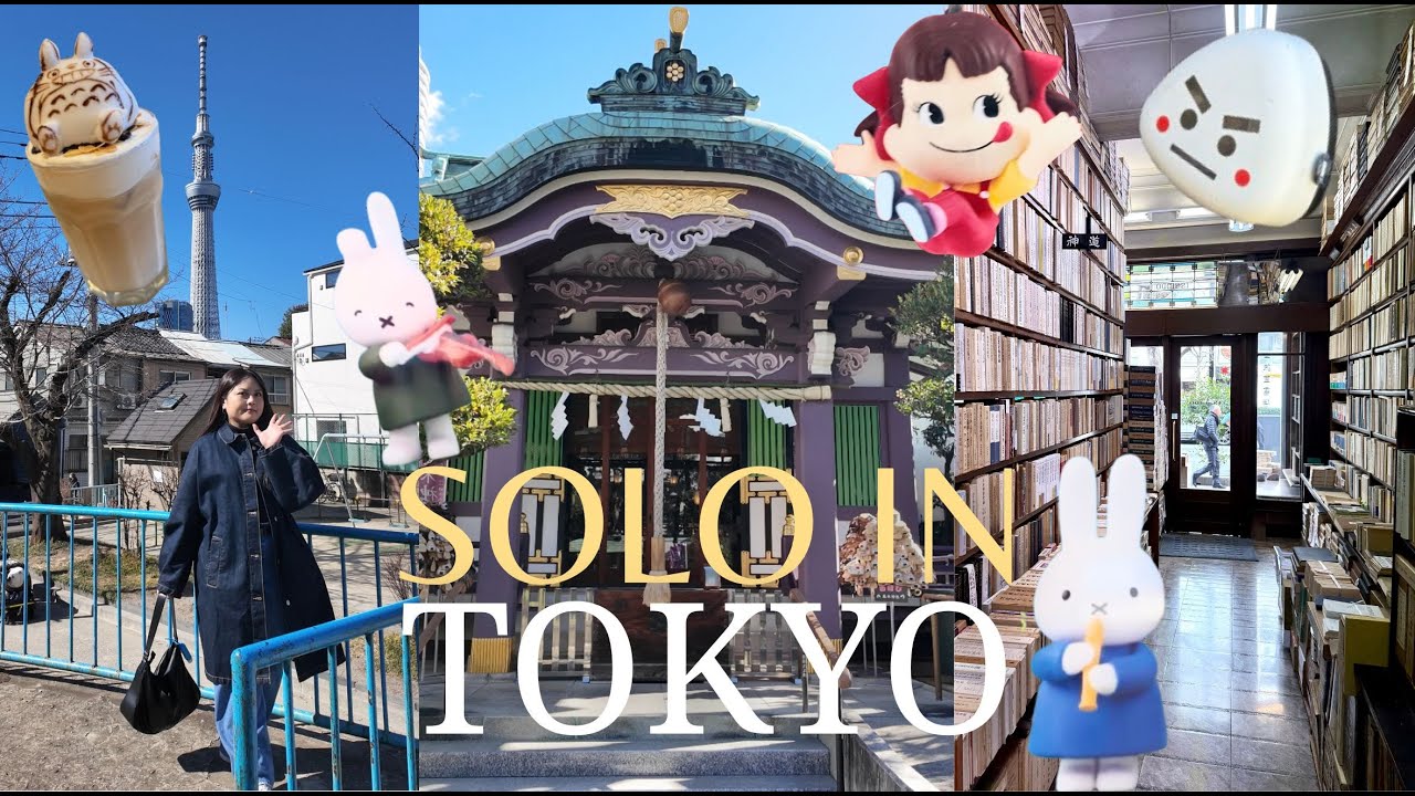Solo in Tokyo Vlog | Jimbocho Booktown, Harajuku Gacha Toys, Takagi Shrine, and Kyojima South Park