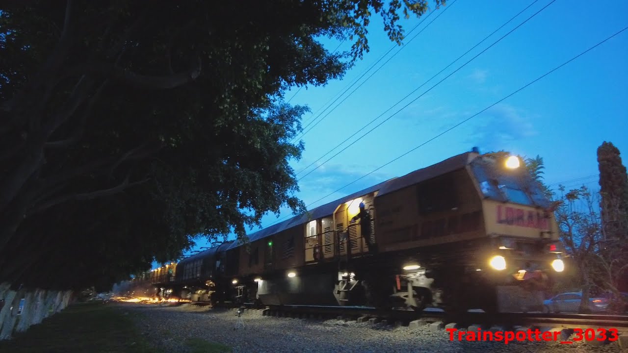 Siguiendo al LORAM 🔥🎇 Rail Grinder, en Guadalajara al Norte, Línea T