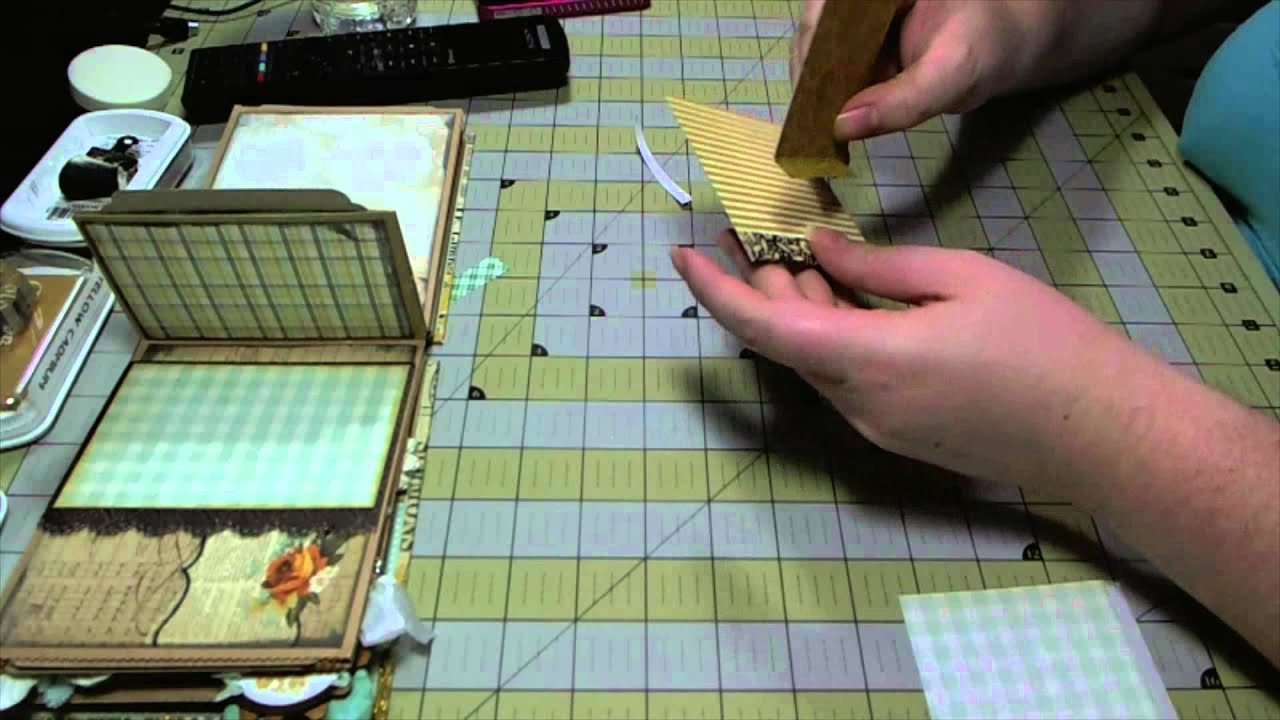 Scrapbook Mini Album: MME Sunshine Paper Bag Album, Part Six