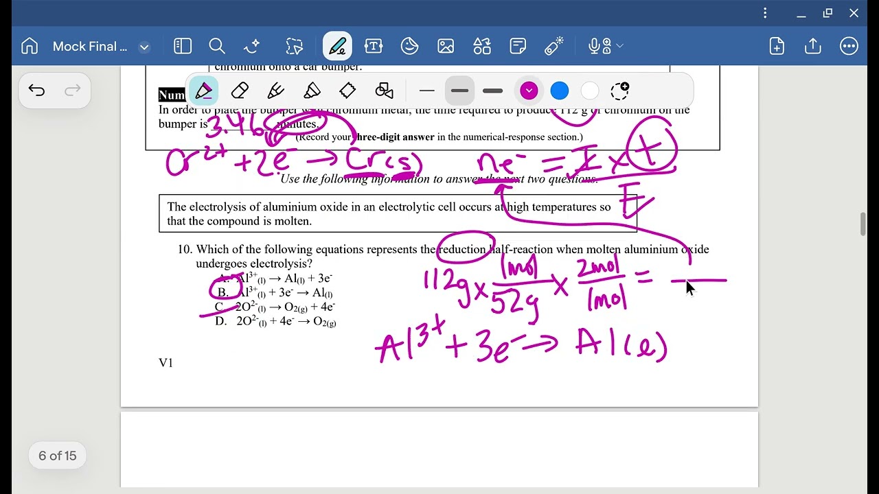 Chemistry 30 Diploma Study Guide - Practice Diploma Diploma Questions Explained