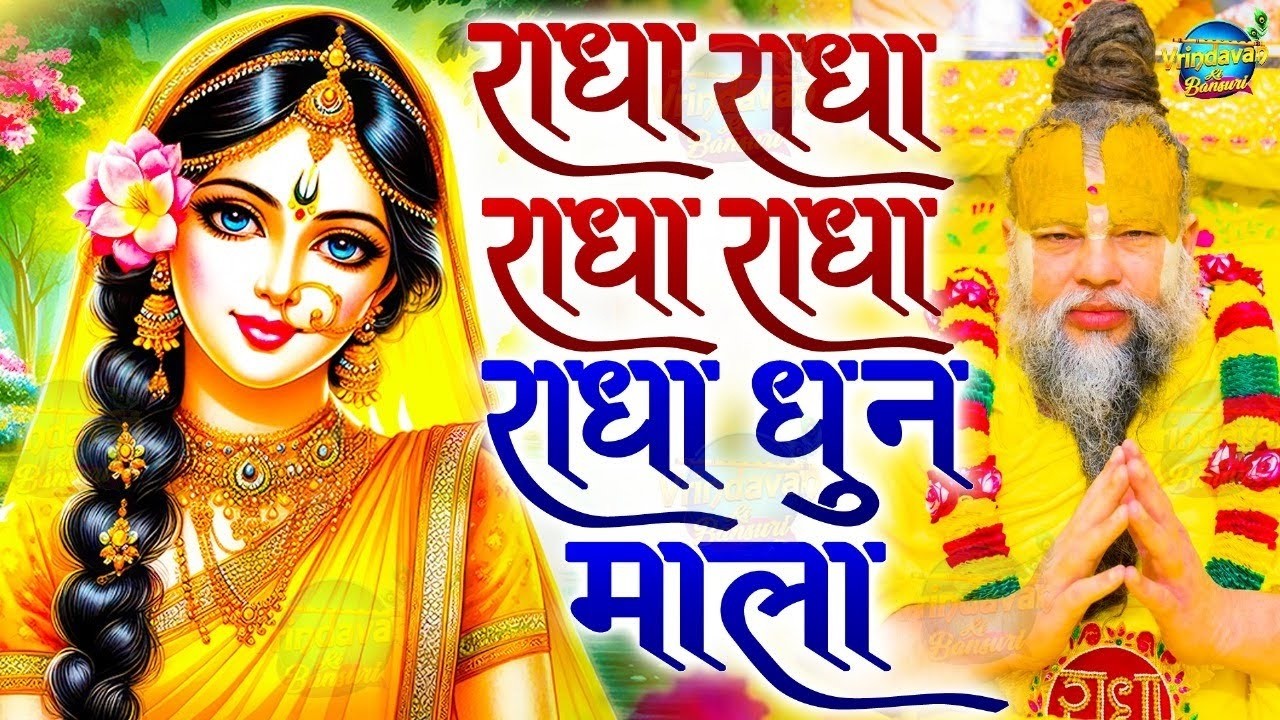 श्री राधा श्री राधा नाम जप 1008 Baar | Radha Naam Dhun Premanand Ji Maharaj | Vats Bandhu Radha Dhun