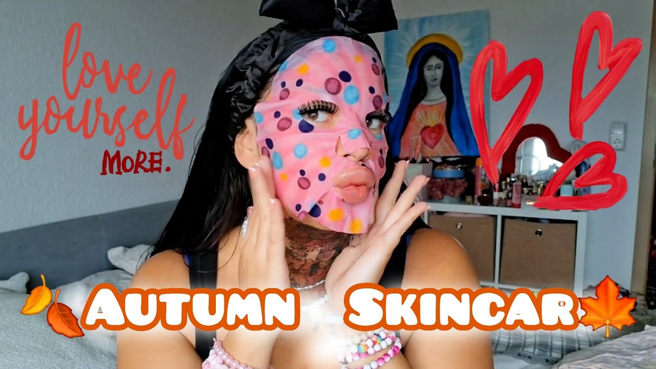 🍂ASMR Skincare Haircare Brushing Bubble Tea Mask Soft Spoken 