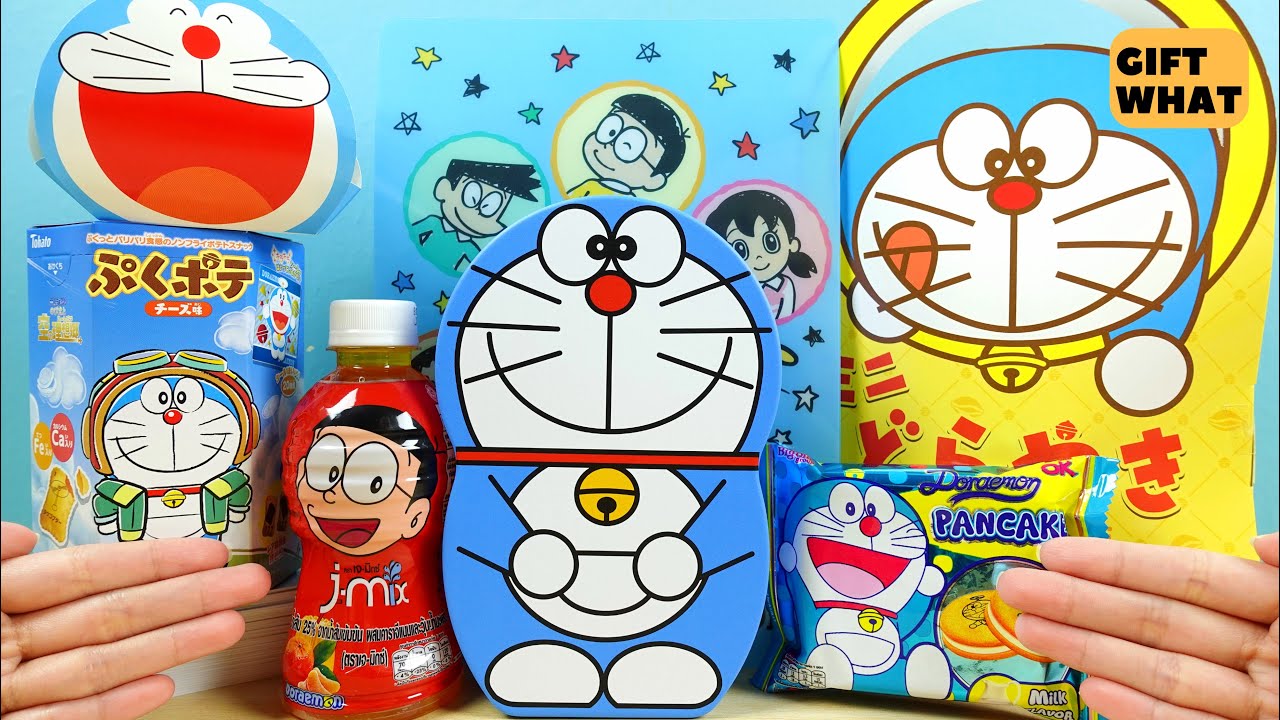 ASMR Unboxing Doraemon Exclusive Items Collection 【 GiftWhat 】