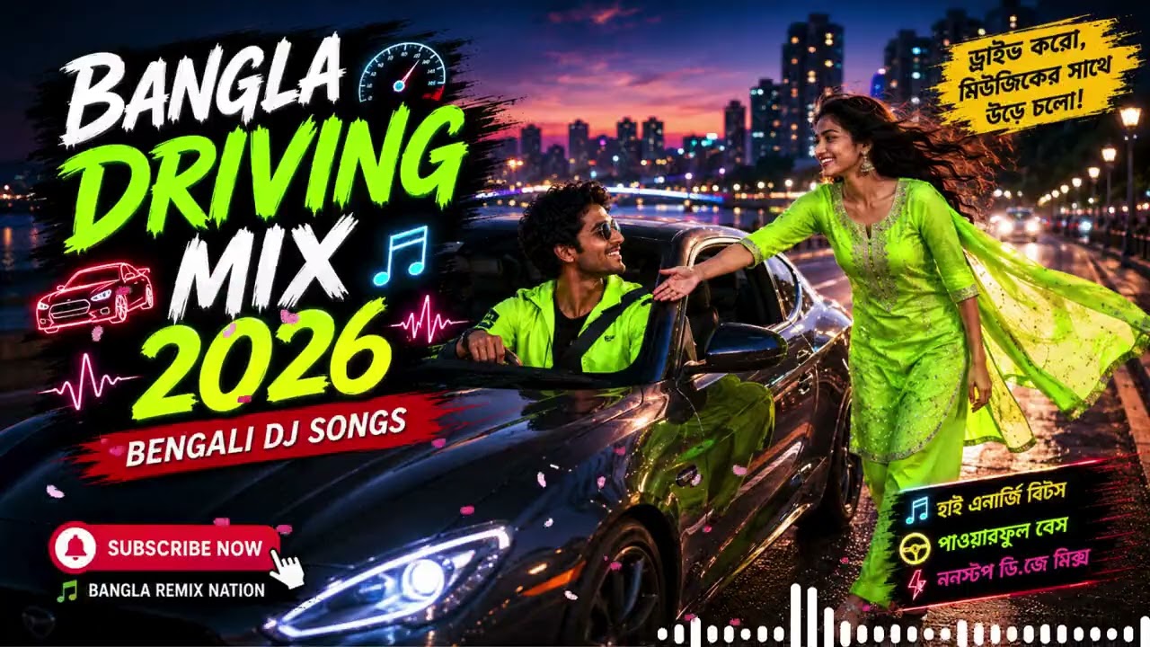 Bangla Driving Mix 2026 🚗 | Bengali DJ Songs