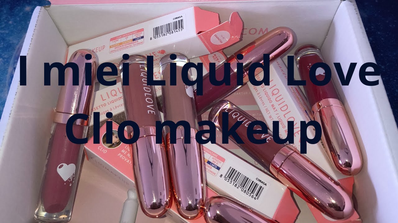 Tutti gli #swatches dei miei #liquidlove di @ClioMakeUp @ClioMakeUpReview
