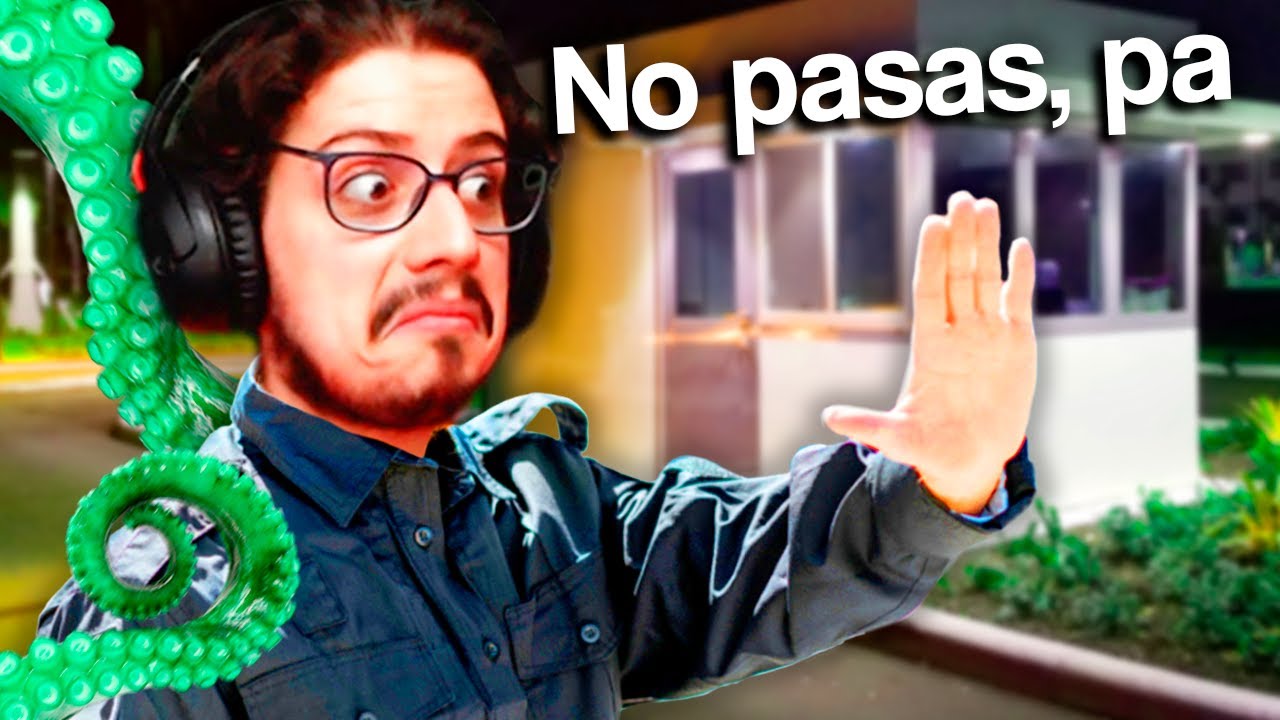 CONSEGUÍ TRABAJO DE SEGURIDAD 👮‍♂️ (EN UN EXTRAÑO LUGAR)🐙