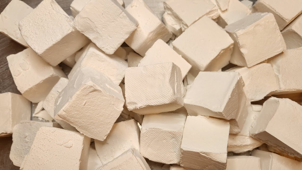 Fresh Gymchalk Cubes | All Two-Handed Crushes | ASMR (This is for you, Dawn)