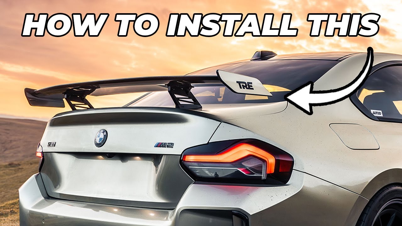How To Install The TRE TR87 Rear Wing | G87 M2, G42 M240i