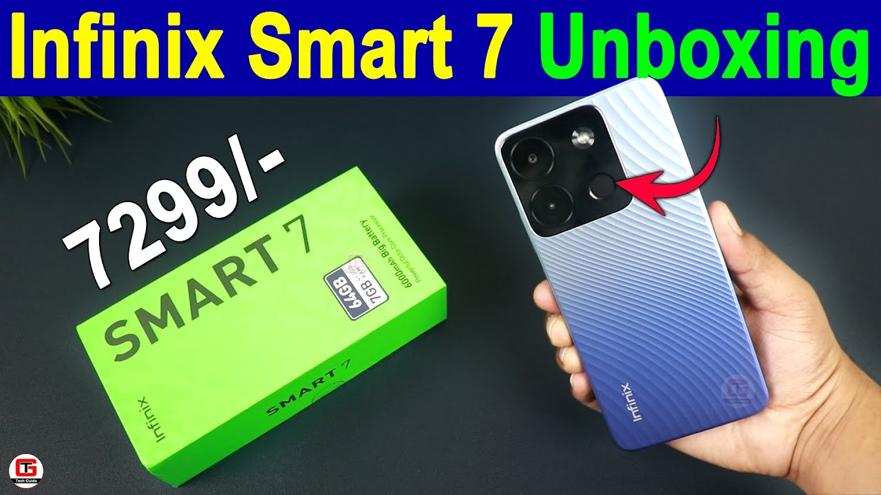 Infinix Smart 7 Unboxing 7299 only Best Smartphone Under 7500 | Infinix Smart 7 Review | Smart 7
