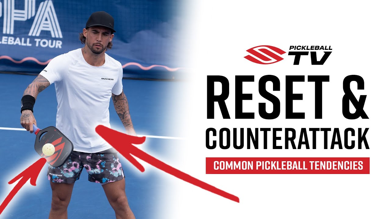 Learn To Reset And Counterattack In Pickleball With This 👊 PUNCH OR BLOCK Drill From Tyson McGuffin
