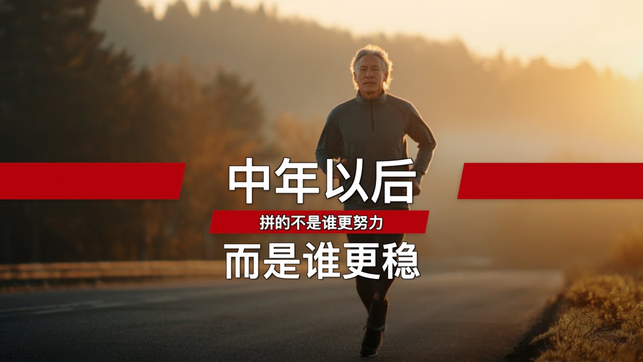 中年以后，拼的不是谁更努力，而是谁更稳！