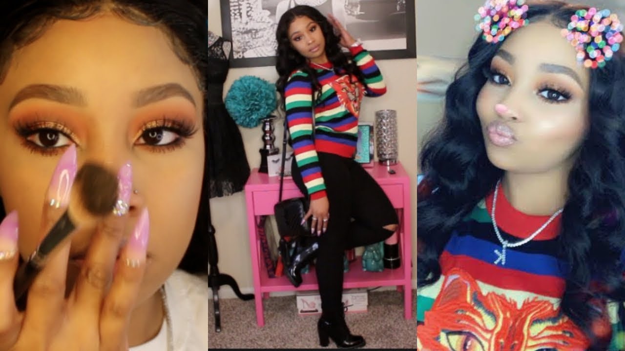 GET READY WITH ME: MAKEUP, OUTFIT & HAIR (DSoar Hair)