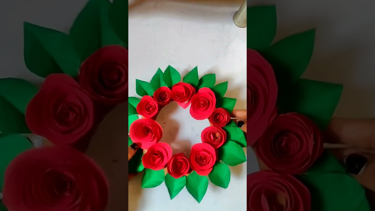 DIy paper wall hanging @CraftgirlAnchal #craftingislife #craftingfantastic #craftingabetteryou