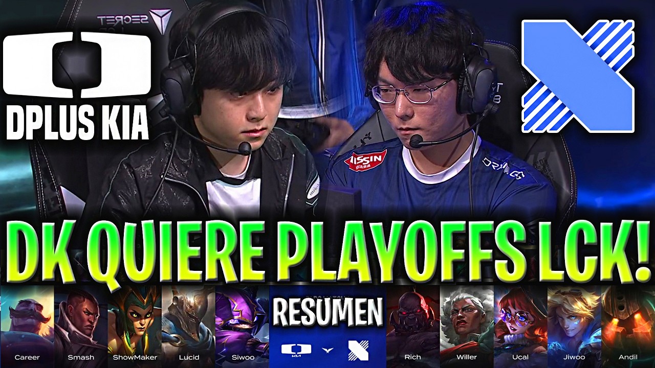 SHOWMAKER Y SMASH DAN MUCHO MIEDO! 😱DK QUIERE PLAYOFFS!🔥 | DK vs DRX Resumen Completo LCK Cup 2026